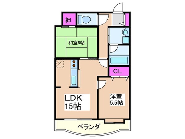 住之江フタバビルの物件間取画像